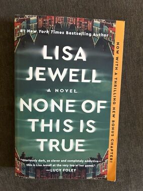 None of This is True by Lisa Jewell PB Book